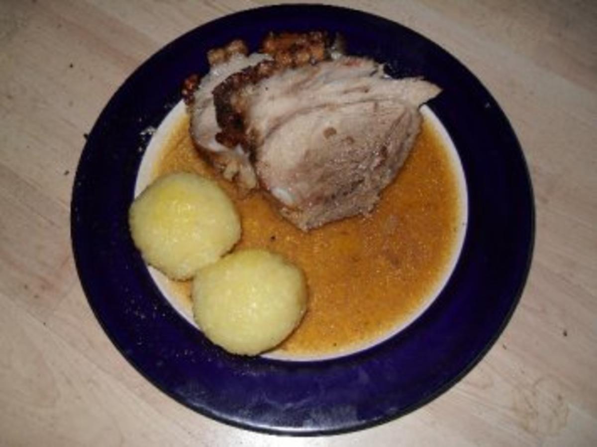 Bilder für Bayrischer Krustenbraten mit Biersauce - Rezept