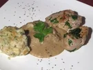 Schweinelendchen an Maronencreme mit Semmelknödeln - Rezept