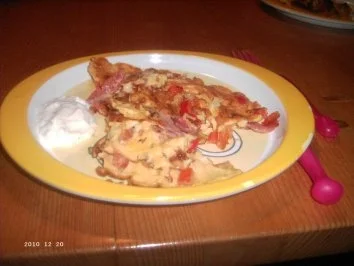 Resteomlette! - Rezept