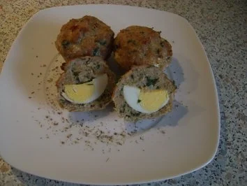Rezept: Falscher "fescher" Hase aus der Muffinform Falscher "fescher" Hase aus der Muffinform - Rezept