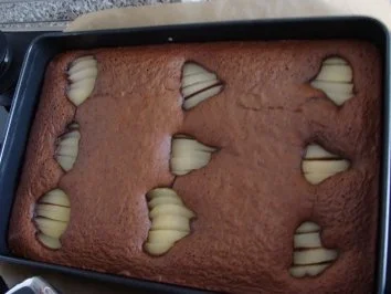 Rezept: Birne-Helene-Kuchen Bild Nr. 7 Birne-Helene-Kuchen - Rezept - Bild Nr. 7