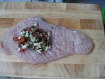 Rezept: Putenschnitzel Buntgefüllt Bild Nr. 4 Putenschnitzel Buntgefüllt - Rezept - Bild Nr. 4
