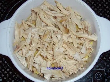 Rezept: Auflauf: Kartoffel-Hähnchen-Auflauf Bild Nr. 3 Auflauf: Kartoffel-Hähnchen-Auflauf - Rezept - Bild Nr. 3
