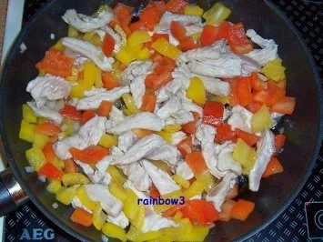 Kochen: Puten-Paprika-Pfanne - Rezept - Bild Nr. 3