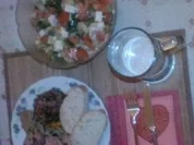 Schweinefilet á la Dieter mit Ciabatta und Bauernsalat - Rezept