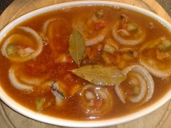 Rezept: Rollmops mariniert in Paprikasauce Rollmops mariniert in Paprikasauce - Rezept