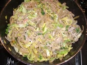 Schmale Bandnudeln mit Wirsing - Rezept