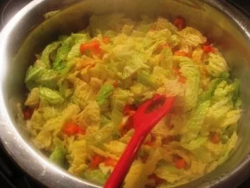 Rezept: Maultaschenauflauf mit Wirsing Bild Nr. 5 Maultaschenauflauf mit Wirsing - Rezept - Bild Nr. 5