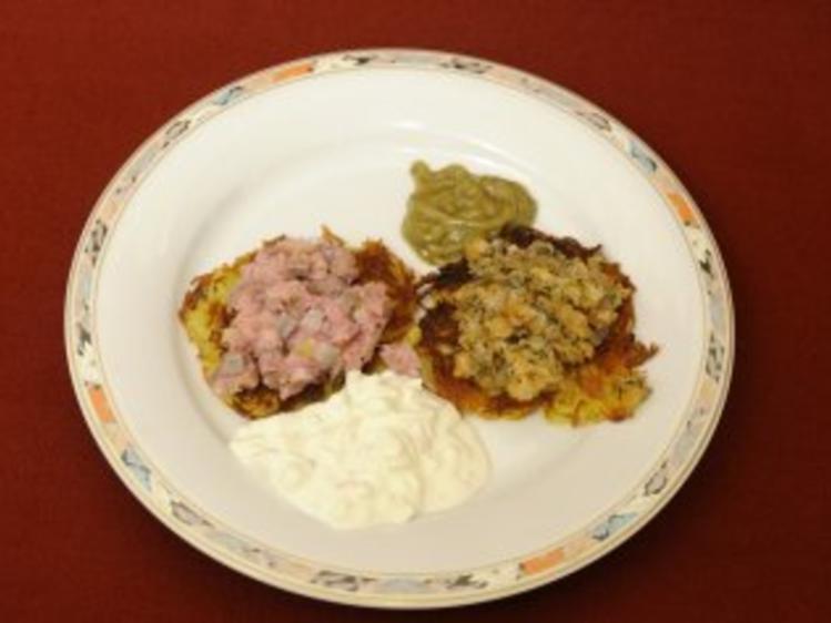 Lachs- Matjestatar auf Rösti Anja Schüte - von Das perfekte Promi Dinner