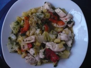 Chinakohl - Hähnchenpfanne - Rezept - Bild Nr. 7