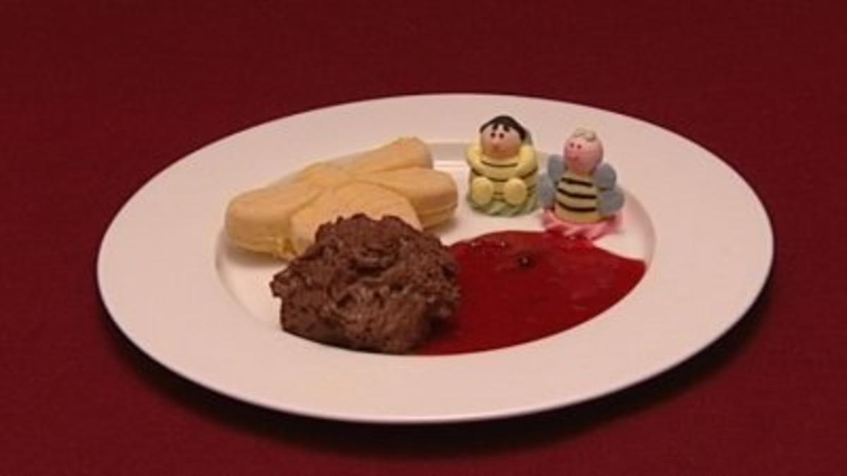 Mousse au Chocolat und Mangocrème (Klaus & Klaus) - Rezept