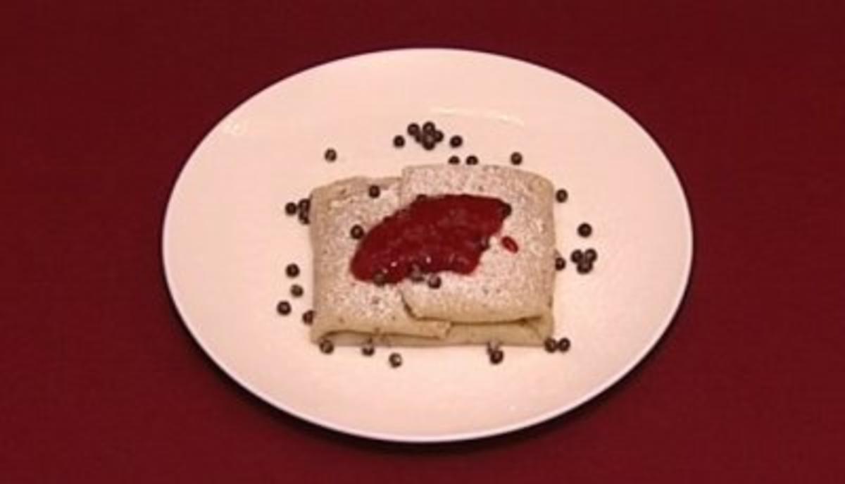 Crêpes mit Himbeeren und/oder Schokolade (Annett Fleischer) - Rezept