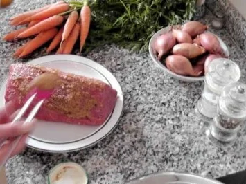 Rezept: Rostbraten von der Jungbullenhüfte Bild Nr. 4 Rostbraten von der Jungbullenhüfte - Rezept - Bild Nr. 4