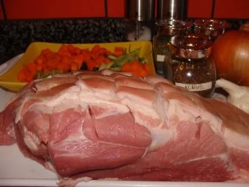 Rezept: Fleisch : -Fränk. Schäufela oder Schulterbraten- Bild Nr. 6 Fleisch : -Fränk. Schäufela oder Schulterbraten- - Rezept - Bild Nr. 6