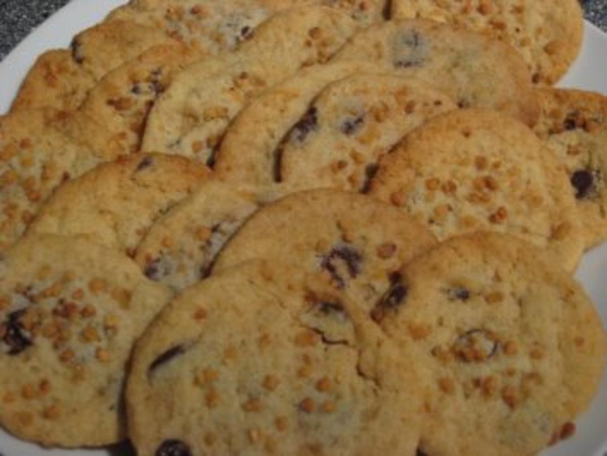 Schoko-Karamell-Cookies - Rezept