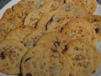Schoko-Karamell-Cookies - Rezept