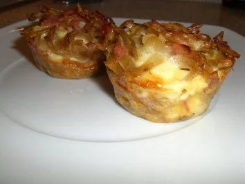 Nudelnester aus der Muffinform - Rezept - Bild Nr. 6