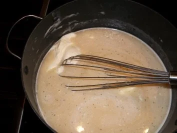 Käsesuppe mit Merguez Bällchen - Rezept - Bild Nr. 3