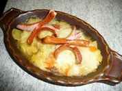 Resteverwertung : Gemüseauflauf mit Wurstkraken - Rezept