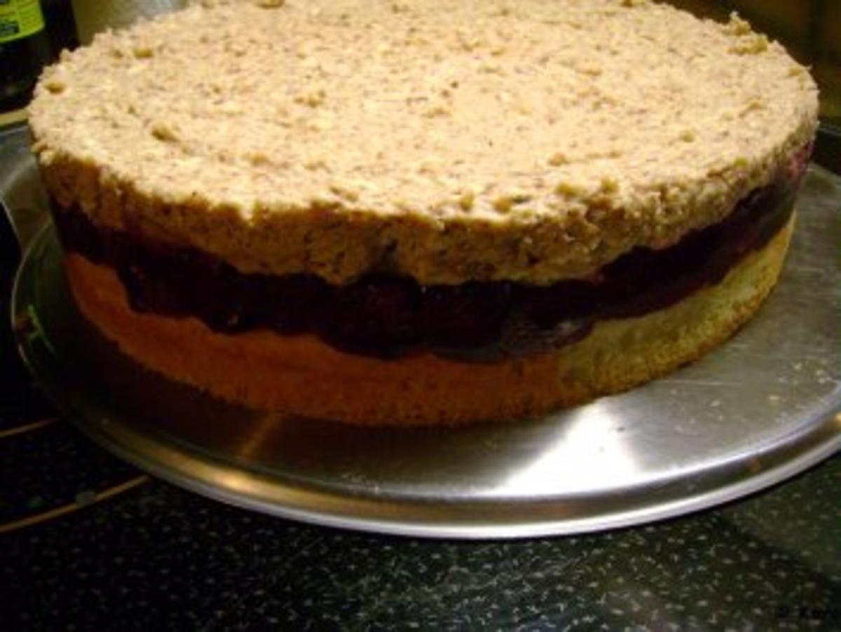 Kuchen: Zimtmandel Kirsch Torte - Rezept - Bild Nr. 7