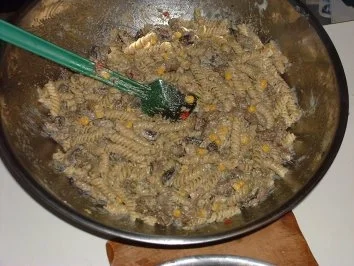 Nudelsalat mit Hack - Rezept - Bild Nr. 4