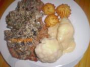Rezept: Kalbsschnitzel natur mit braunen Champignons Kalbsschnitzel natur mit braunen Champignons - Rezept