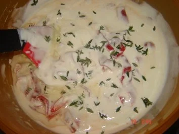 Paprika Joghurt   (Meze) - Rezept - Bild Nr. 4