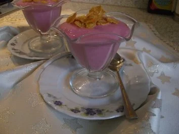 Rezept: Ganz leichte Himbeercreme Ganz leichte Himbeercreme - Rezept