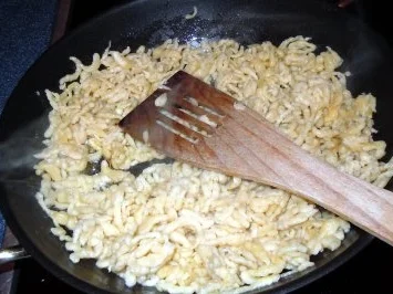 Grüner Wildhasenrücken mit Spätzle - Rezept - Bild Nr. 7