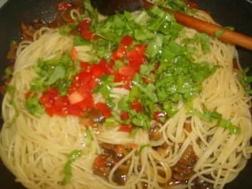 Rezept: Gute Laune Spaghetti Gute Laune Spaghetti - Rezept