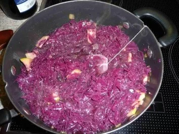 Rezept: Gemüsebeilage : Rotkohl kalorienarm Gemüsebeilage : Rotkohl kalorienarm - Rezept