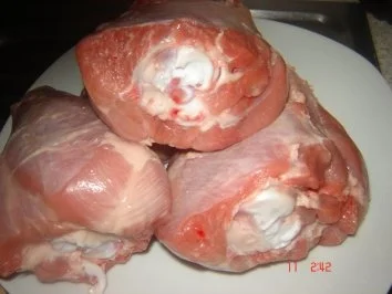 Putenunterkeulen auf Möhren - Reis - Rezept - Bild Nr. 4