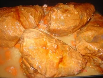 Putenunterkeulen auf Möhren - Reis - Rezept - Bild Nr. 11