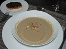 Rezept: Pilzcremesuppe mit Röstbrot Pilzcremesuppe mit Röstbrot - Rezept