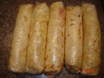 Vorspeise : Räucherlachs im Pfannkuchenteig - Rezept - Bild Nr. 7