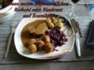 Rotwildkeule mit Hagebutten-Pflaumensauce - Rezept
