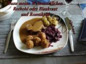 Rotwildkeule mit Hagebutten-Pflaumensauce - Rezept