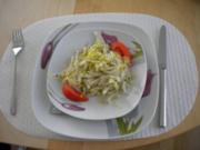 Sauerkraut mit Entercote, Pouletbrust und Salat - Rezept