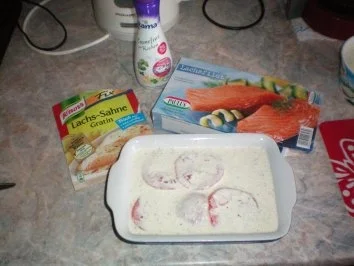 Lachs in Dill-Sahne-Soße - Rezept - Bild Nr. 2