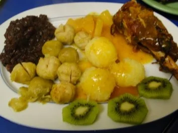 Rezept: Pute gefüllt mit Gehacktes Pute gefüllt mit Gehacktes - Rezept