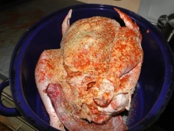 Rezept: Pute gefüllt mit Gehacktes Bild Nr. 3 Pute gefüllt mit Gehacktes - Rezept - Bild Nr. 3