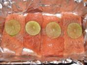 Wildlachs auf Okraschoten-Curry - Rezept