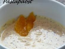 Fondue : Orangen-Honig-Senfsauce - Rezept