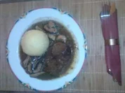 Rinderbugschmorbraten mit Shiitake Pilzen und Knödeln - Rezept