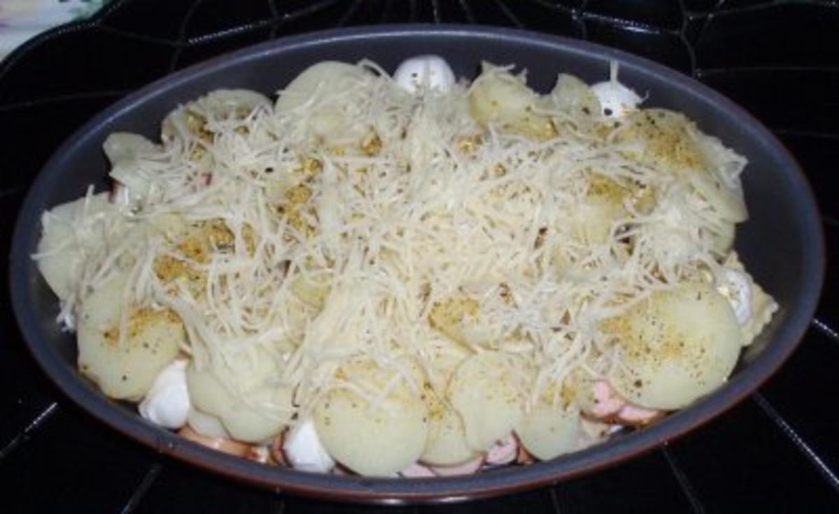 Maultaschen-Auflauf mit einer Kartoffel-Käse-Haube - Rezept - Bild Nr. 6