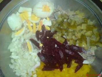 Rote-Bete-Matjessalat - Rezept - Bild Nr. 4