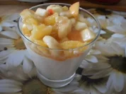 Rezept: feines Dessert mit Früchten feines Dessert mit Früchten - Rezept