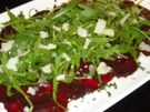 Rote-Bete-Carpaccio mit Ruccola - Rezept