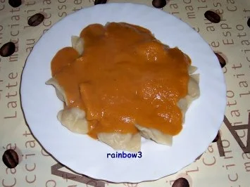 Rezept: Kochen: Ravioli mit Enten-Füllung und dazu Möhren-Orangen-Sauce Kochen: Ravioli mit Enten-Füllung und dazu Möhren-Orangen-Sauce - Rezept