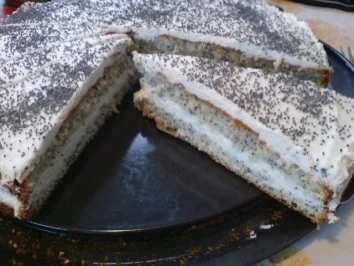 Mohn-Marzipan-Torte - Rezept - Bild Nr. 2